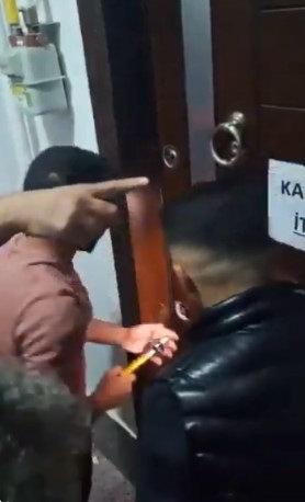 İl Başkanlığına çilingirle girilen anlar...