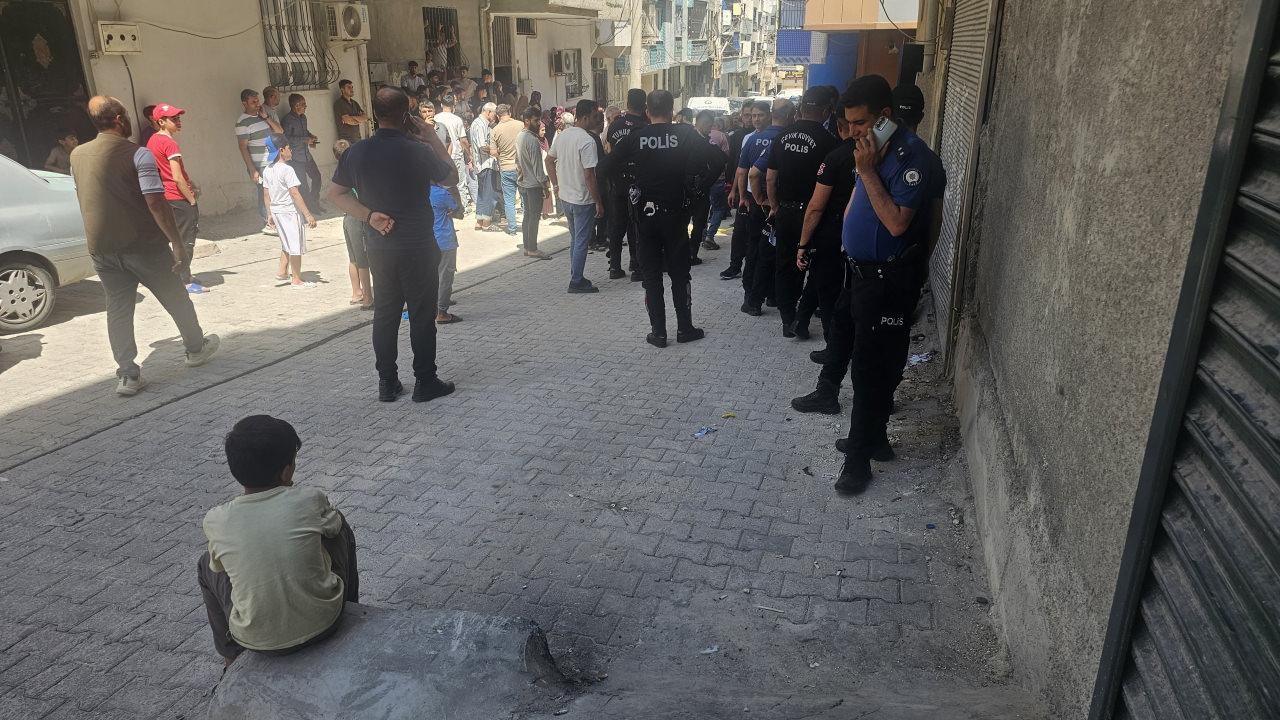 Cinayet olayının yaşandığı mahalle.