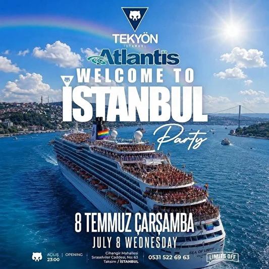 İstanbul'da LGBT turu duyurusu ve tepkiler üzerine bir haber görseli.