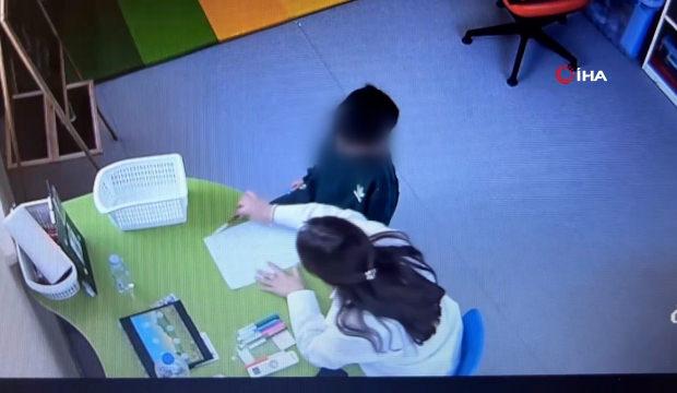 Mersin'de otizmli &ccedil;ocuğa şiddet uygulayan s&ouml;zde &ouml;ğretmen su&ccedil;&uuml;st&uuml; yakalandı