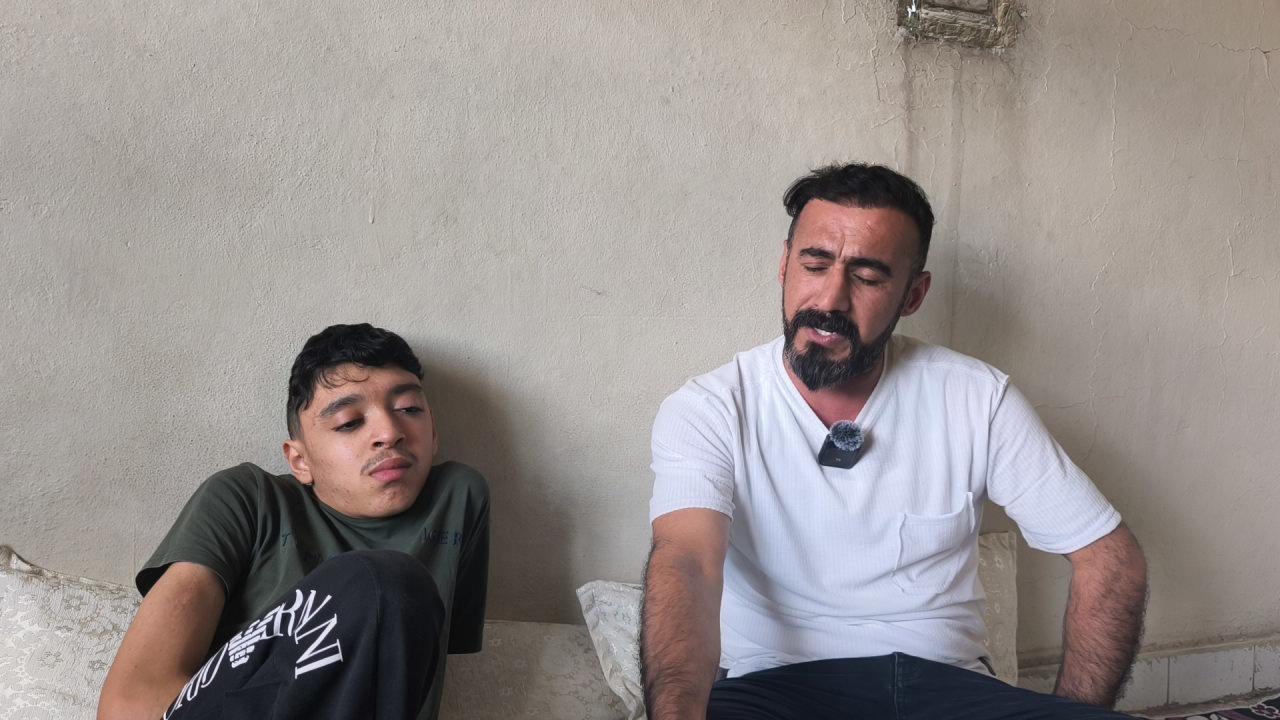 Bünyamin Aktaş (15) ve babası İsa Aktaş