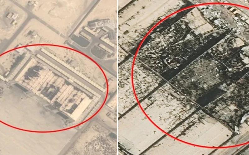 Bahreyn'deki ABD üssünün uydu görüntüsü (Kaynak: Wall Street Journal)