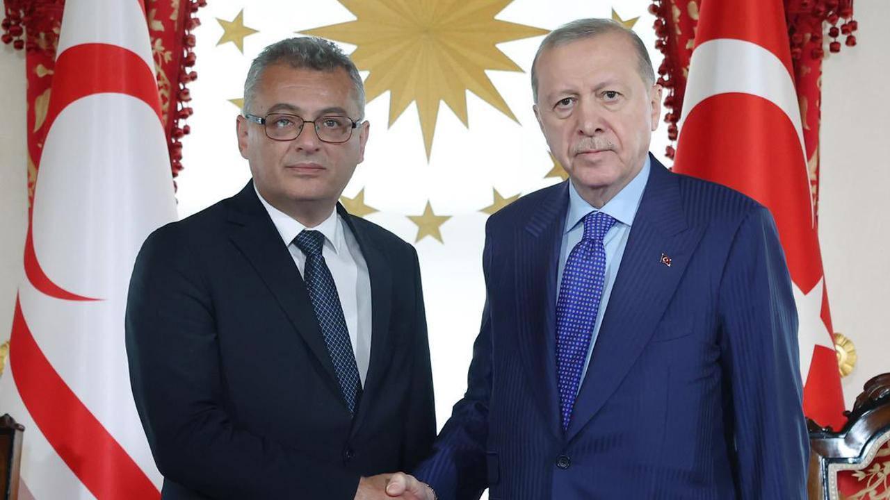 Cumhurbaşkanı Erdoğan ve KKTC Cumhurbaşkanı Erhürman