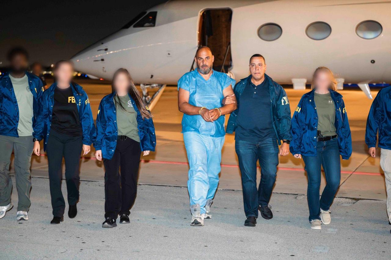 İbrahim Haldun Hilmi, FBI ekipleri gözetiminde Florida'ya götürüldü.