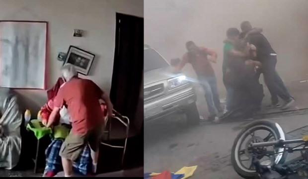 Venezuela'daki dehşet anlarının yeni g&ouml;r&uuml;nt&uuml;leri ortaya &ccedil;ıktı!