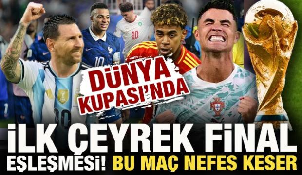 2026 D&uuml;nya Kupası'nda ilk &ccedil;eyrek final eşleşmesi! Bu ma&ccedil; nefes keser