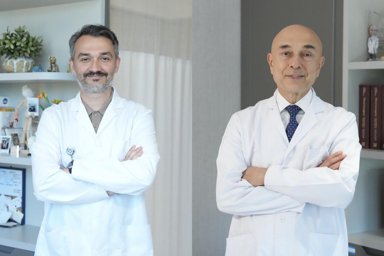 Robotik sistem ile gerçekleştirilen beyin cerrahisi operasyonundan görünüm