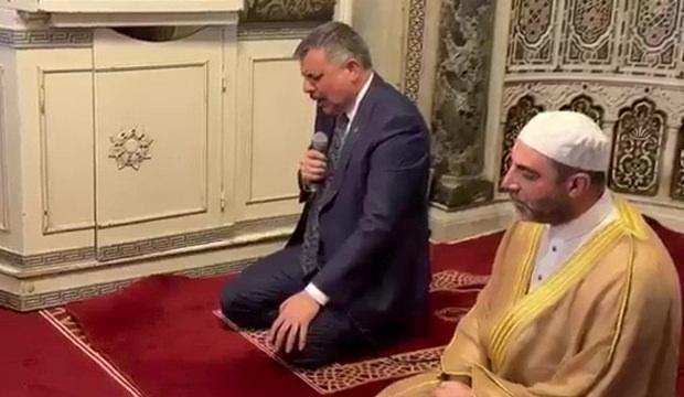 Bakan &Ccedil;ift&ccedil;i'den Emevi Camii'nde Kur'an-ı Kerim tilaveti