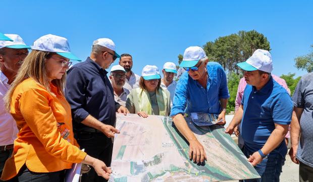 Başkan Şahin'den yapımı devam eden Karkamış Kuş G&ouml;zlem Noktası'na ziyaret!