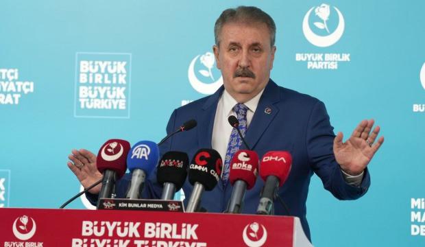 BBP lideri Mustafa Destici'den Deniz G&ouml;ktaş'a: O dili koparırız!