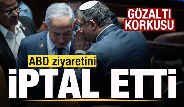 Ben-Gvir'in g&ouml;zaltı korkusu! ABD ziyaretini iptal etti
