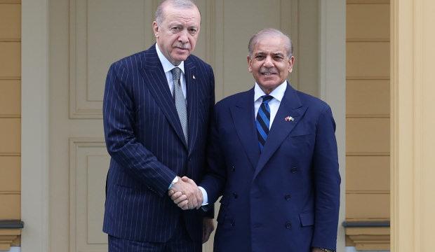 Cumhurbaşkanı Erdoğan'ın Pakistan Başbakanı Şerif ile g&ouml;r&uuml;şmesi başladı