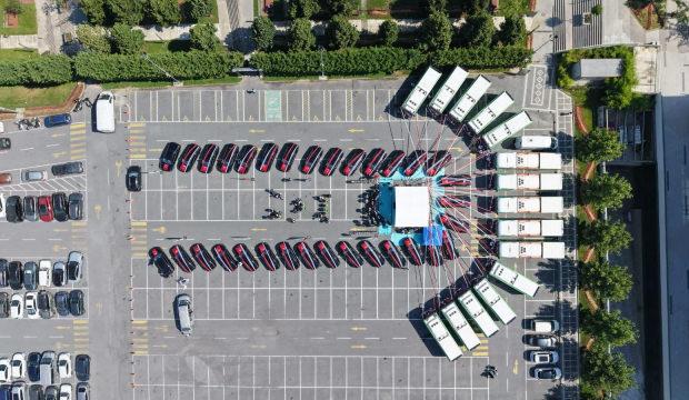 İflas Eden İSFALT'a karşı dev tesis: 85 yeni ara&ccedil; hizmete alındı!