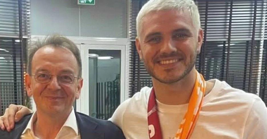 Icardi ve menajeri Elio Pino