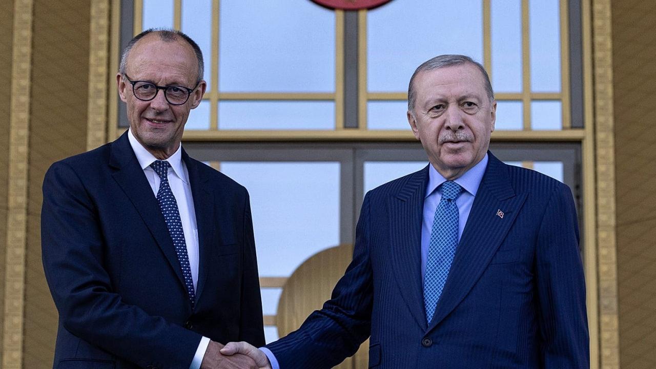 Cumhurbaşkanı Erdoğan-Almanya Şansölyesi Friedrich Merz 