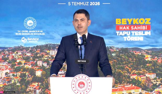 Son Dakika: Bakan Kurum'dan Beykoz'da tapu ve konut indirimi m&uuml;jdesi