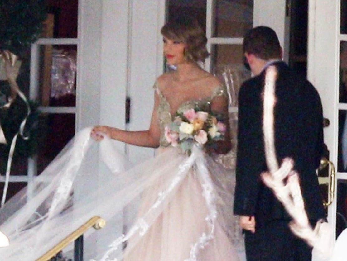 Taylor Swift'in düğün provasından bir kare