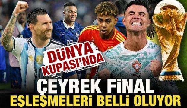 2026 D&uuml;nya Kupası'nda &ccedil;eyrek final eşleşmeleri belli oluyor!