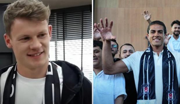 Beşiktaş Alexander N&uuml;bel ve Doğan Alemdar'ı İstanbul'a getirdi! İşte ilk g&ouml;r&uuml;nt&uuml;leri