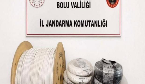 Bolu&rsquo;da JASAT&rsquo;tan ka&ccedil;amadılar: Kablo hırsızları kıskıvrak yakalandı!