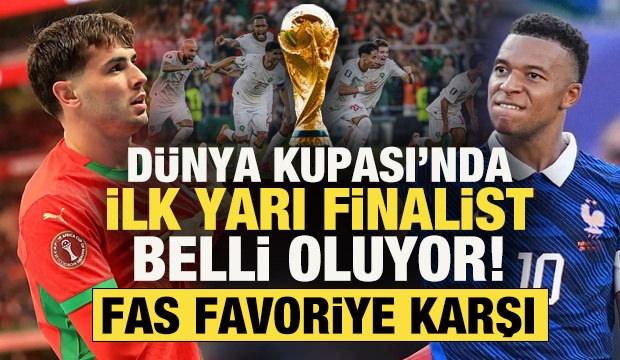 D&uuml;nya Kupası'nda ilk yarı finalist belli oluyor! Fas yeni bir s&uuml;rpriz peşinde