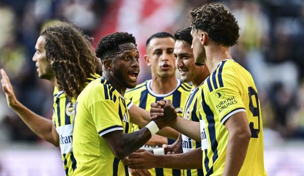 Fenerbah&ccedil;e'den 5 goll&uuml; galibiyet