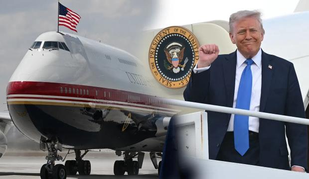 Tam 800 milyon dolar değerinde! İşte Trump'ın u&ccedil;an kalesi: BOEİNG VC-25B!