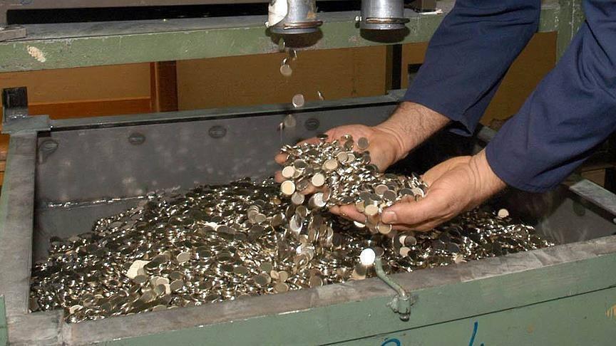 Cebimize tam 434 milyon liralık madeni para girdi! İşte matbaadan en çok çıkan para