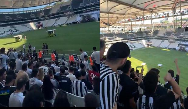Beşiktaş taraftarından Salah tezah&uuml;ratı: 'Ya Allah bismillah Mohamed Salah'