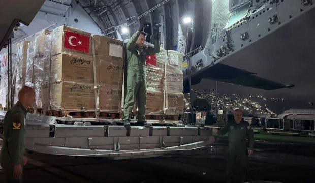Deprem felaketinin ardından T&uuml;rkiye harekete ge&ccedil;ti! Askeri u&ccedil;aklar peş peşe indi