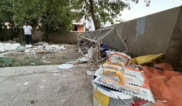 İnşaat asans&ouml;r&uuml;n&uuml;n halatı koptu: 2 iş&ccedil;i hayatını kaybetti