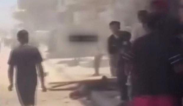 Katil İsrail, Gazze&rsquo;de cenaze t&ouml;renine saldırı d&uuml;zenledi: 7 &ouml;l&uuml;, 19 yaralı