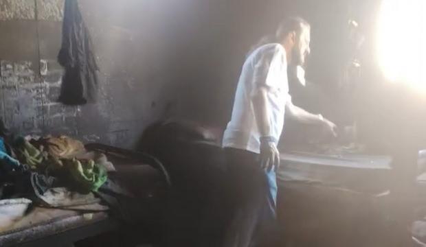 Suudi Arabistan'daki yangında 4 T&uuml;rk iş&ccedil;inin &ouml;ld&uuml;ğ&uuml; evin g&ouml;r&uuml;nt&uuml;s&uuml; ortaya &ccedil;ıktı