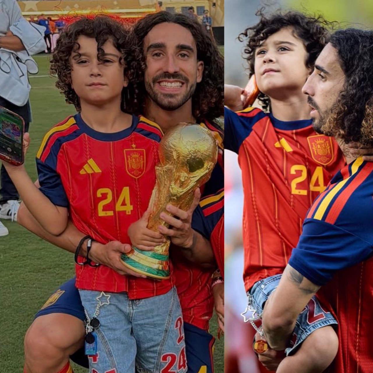 Cucurella ve oğlu Mateo