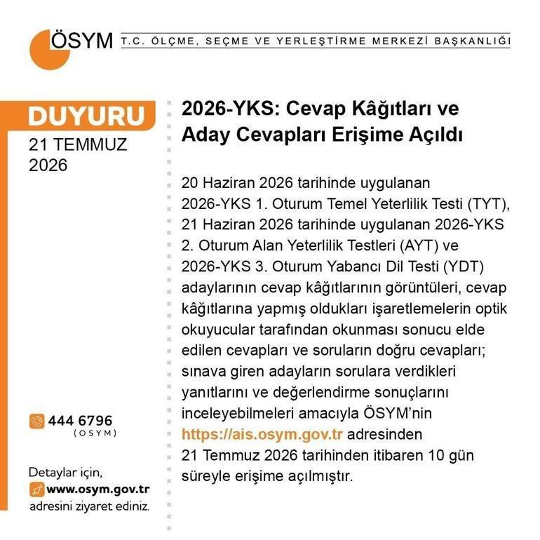 MEB tarafından yayımlanan 2026 YKS Tercih Süreci Öğrenci ve Veli Bilgilendirme Kılavuzu