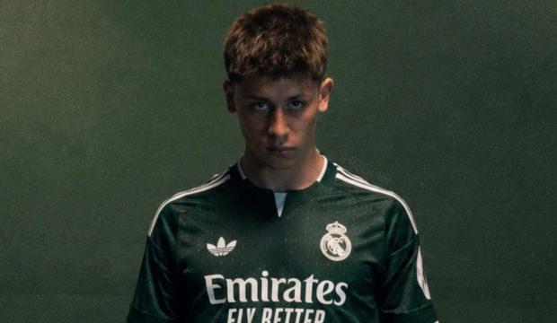 Real Madrid deplasman formasını Arda G&uuml;ler'le tanıttı