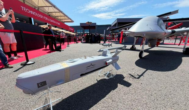 Baykar ile Leonardo, ortak &uuml;retim İHA'sını yeni adıyla g&ouml;r&uuml;c&uuml;ye &ccedil;ıkarttı