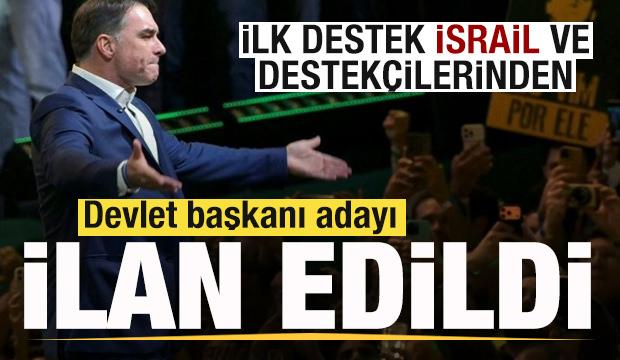 Devlet başkanı adayı ilan edildi! İlk destek İsrail ve destek&ccedil;ilerinden geldi