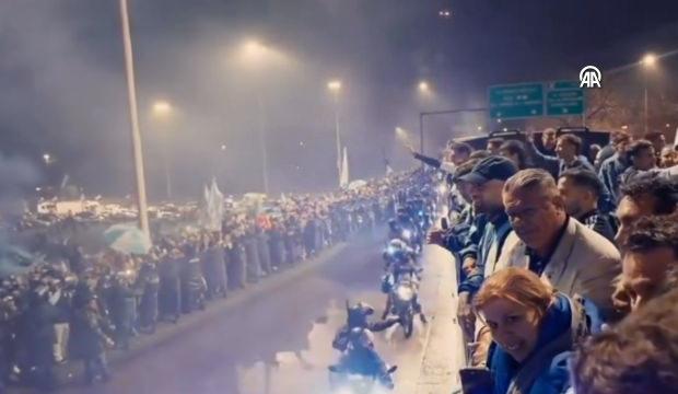 D&uuml;nya şampiyonluğunu ka&ccedil;ıran Arjantin Milli Takımı'na coşkulu karşılama