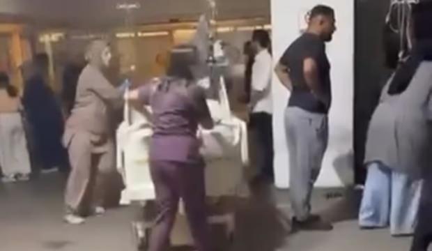 Hastanenin yoğun bakım &uuml;nitesinde korkutan yangın