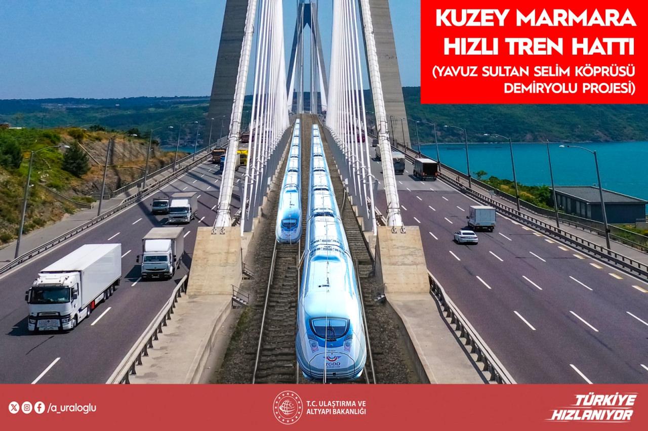 Ulaştırma ve Altyapı Bakanı Abdulkadir Uraloğlu açıklama yaparken