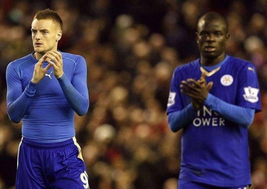 Jamie Vardy ve N'Golo Kante