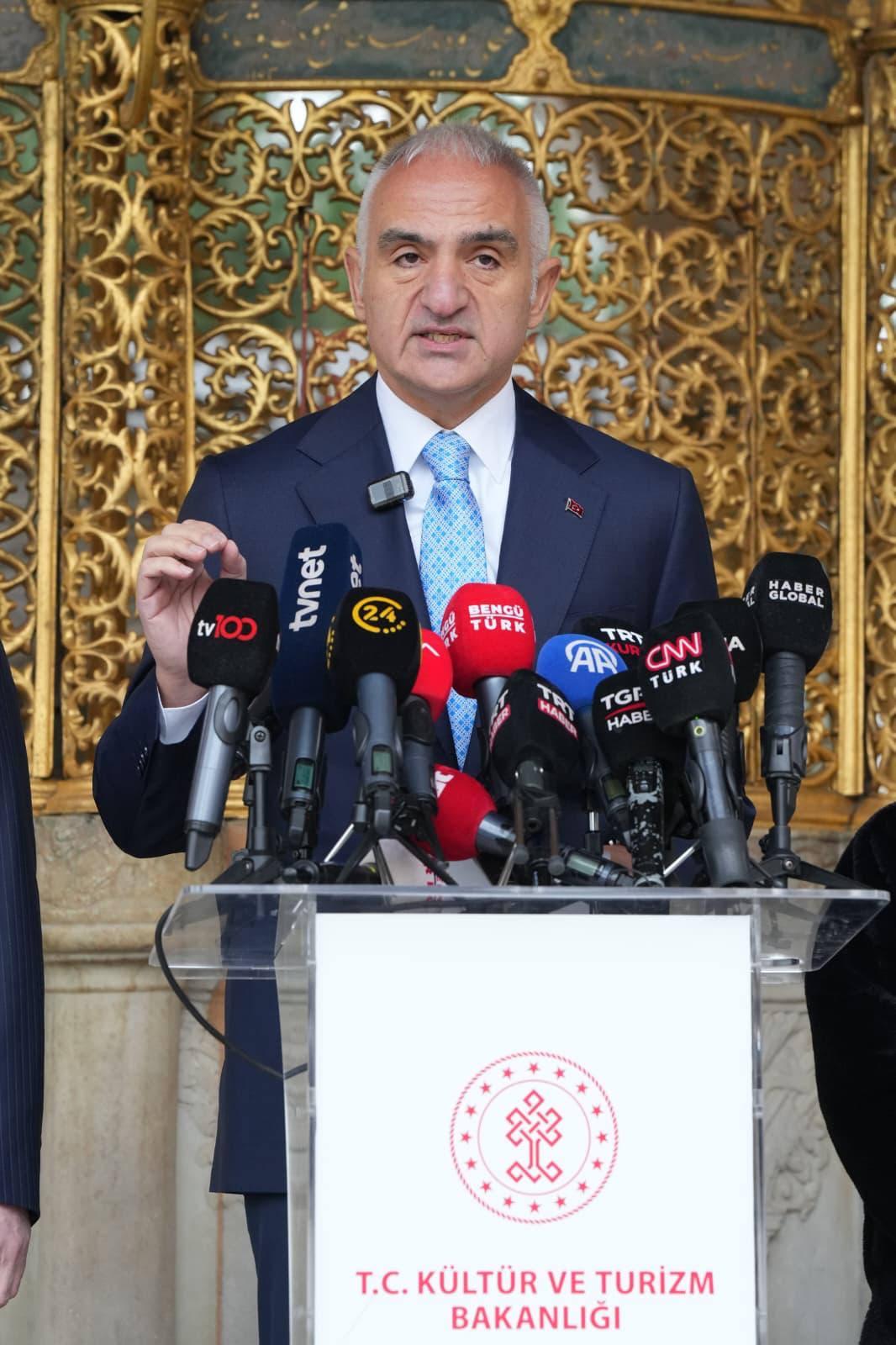 Kültür ve Turizm Bakanı Mehmet Nuri Ersoy