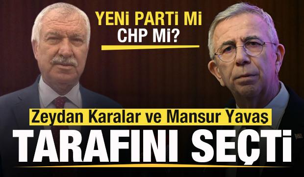 Mansur Yavaş, Zeydan Karalar ve Vahap Se&ccedil;er tarafını se&ccedil;ti! Hangi partide yer alacaklar?