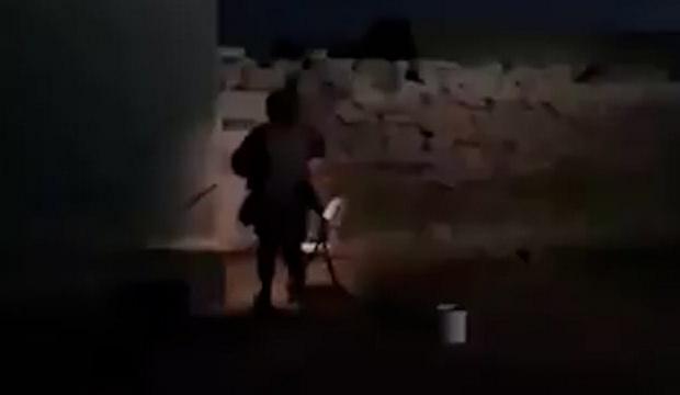 O anlar anbean kaydedildi: ABD askerinin g&ouml;z&uuml;nden &Uuml;rd&uuml;n'deki &uuml;ss&uuml;n vurulma anları!
