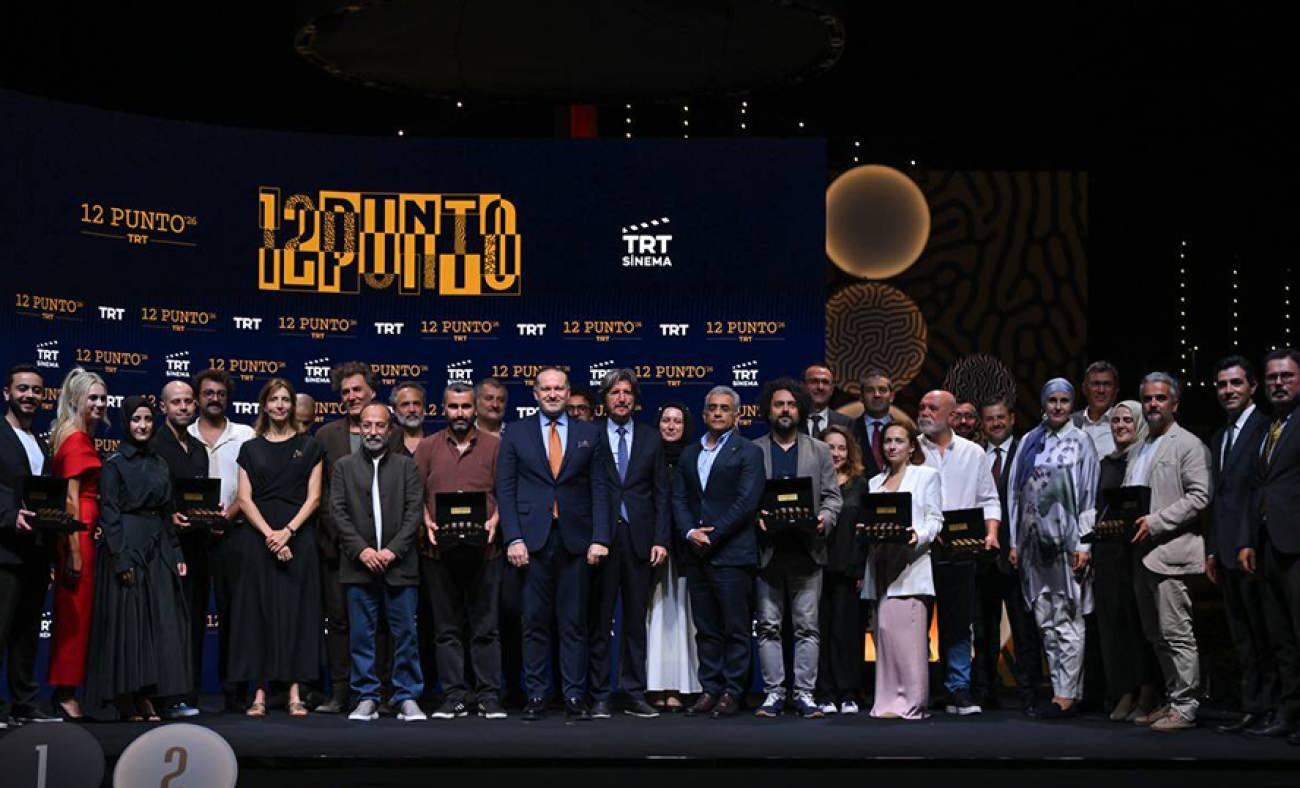 "TRT 12 Punto 2026"da &ouml;d&uuml;ller sahiplerini buldu! D&uuml;nya sineması İstanbul'da buluştu