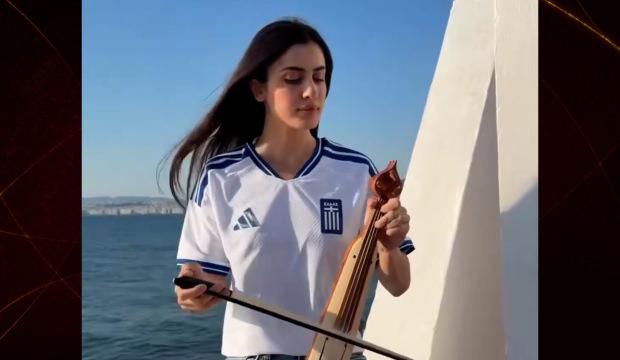 Yunanistan'ın forma tanıtımındaki kemen&ccedil;e detayı sosyal medyayı karıştırdı