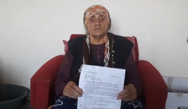 90 yaşındaki Merdane nine, g&ouml;zyaşları i&ccedil;inde yardım istedi