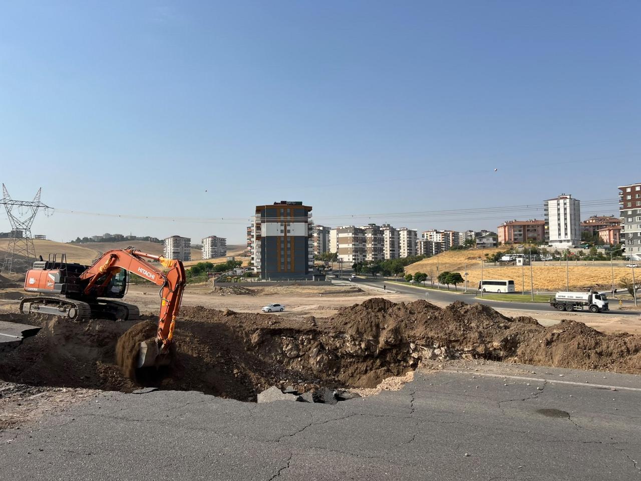 Bölgede çalışmalar başlatıldı. 