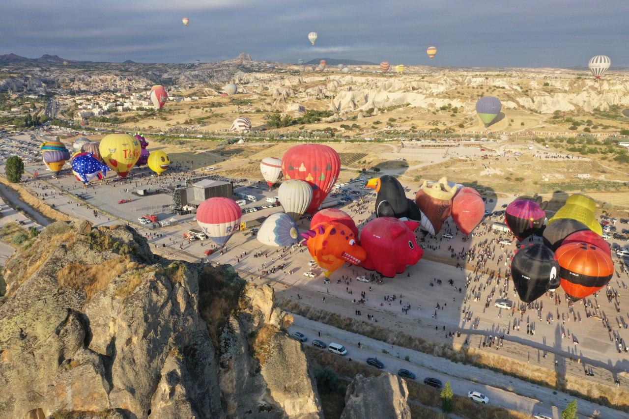 Kapadokya Balon Festivali yoğun ilgi gördü